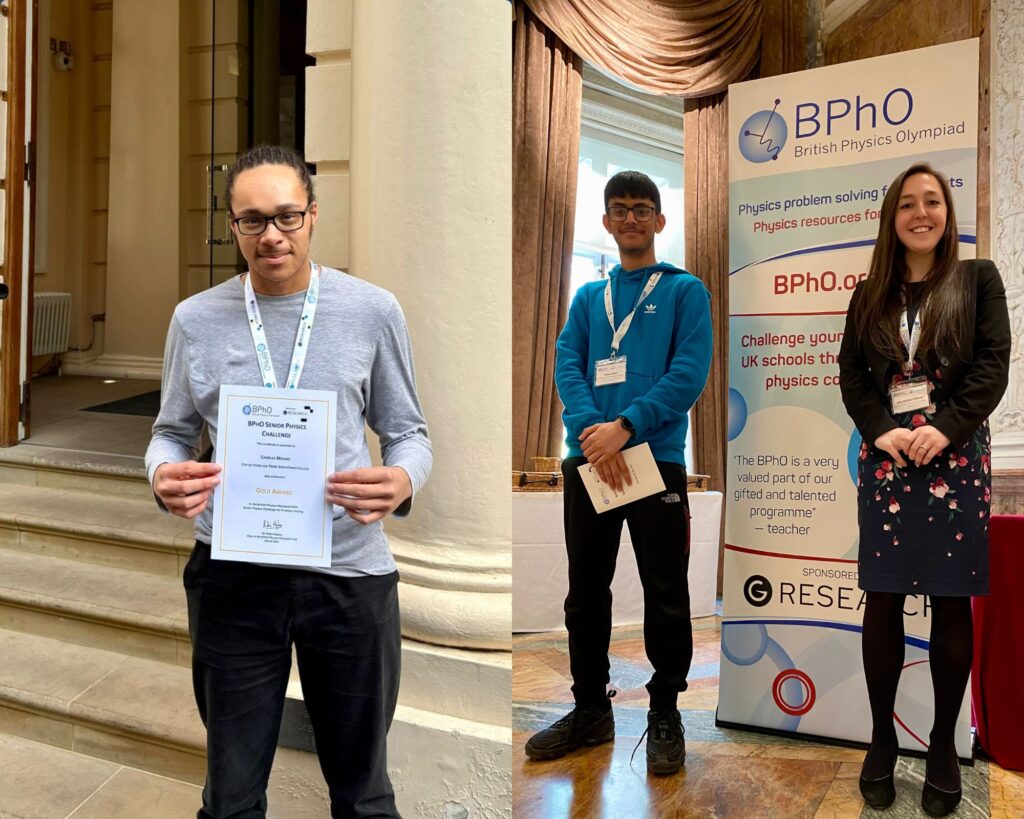 Back-to-Back Physics Olympiad Success for Sixth Form College Stars
