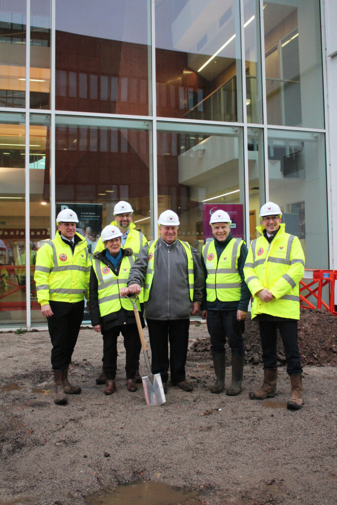Sixth Form College celebrates breaking the ground on multi-million pound extension