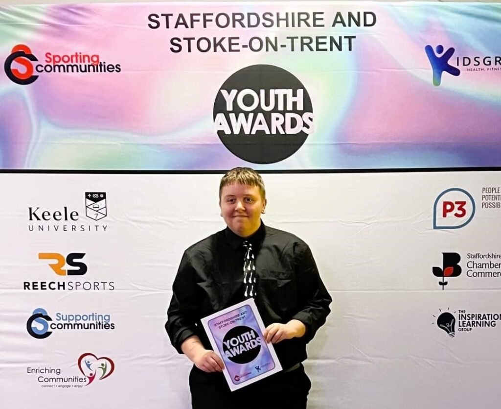Inspirational second-year student Jax Pickerill wins Outstanding Contributions to the Community Award 2022